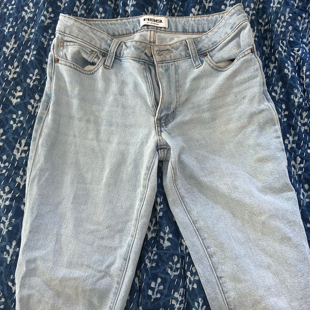 RSQ Blue Low Rise Bootcut Jeans